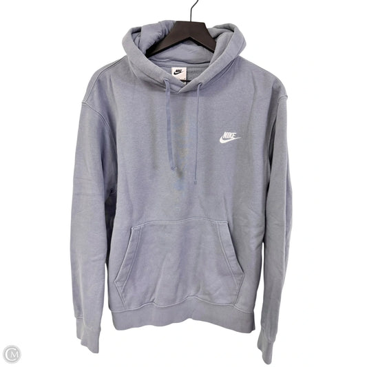 Sweatshirt Hoodie By Nike Apparel In Blue, Size: M