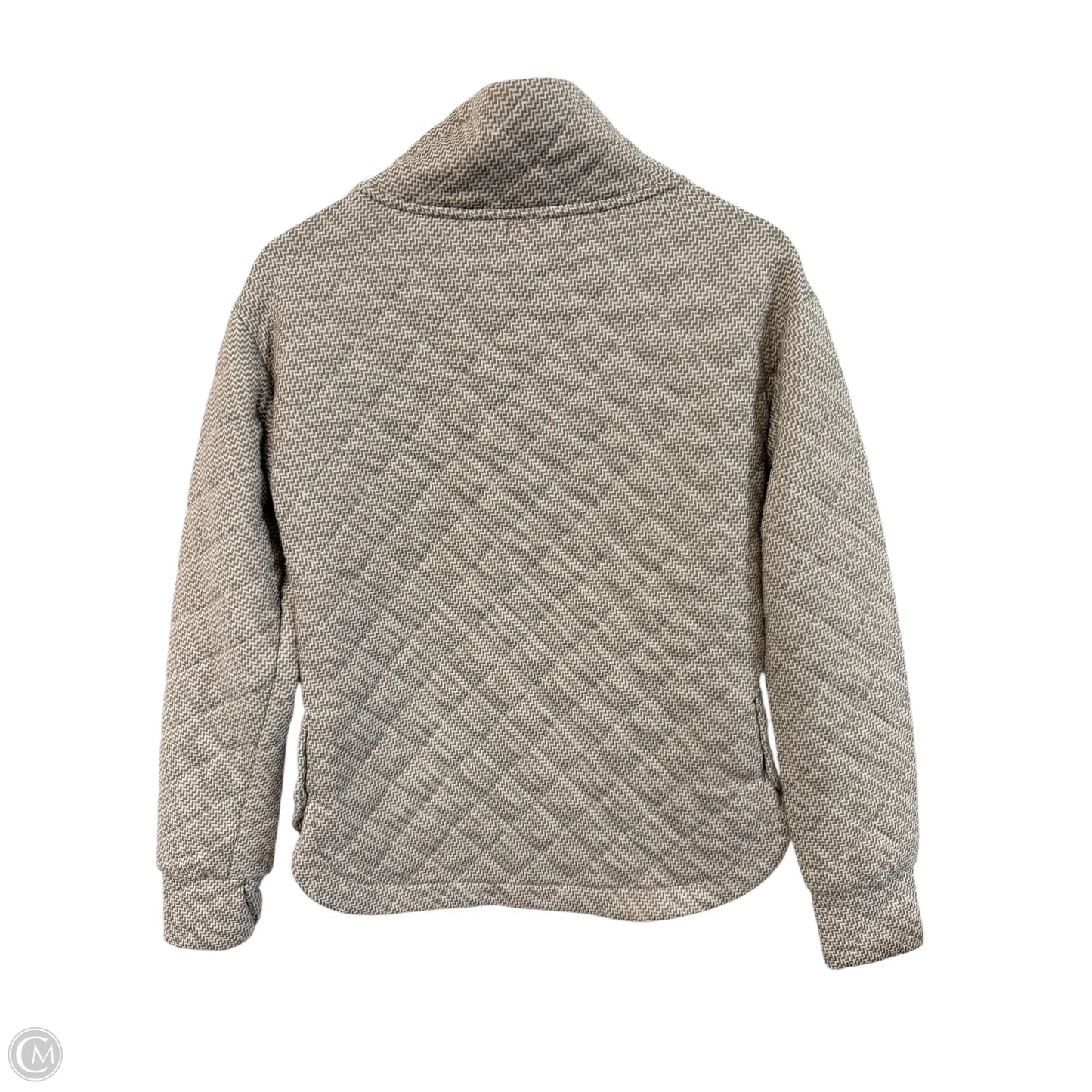 Sweatshirt Collar By Jones New York In Brown, Size: S