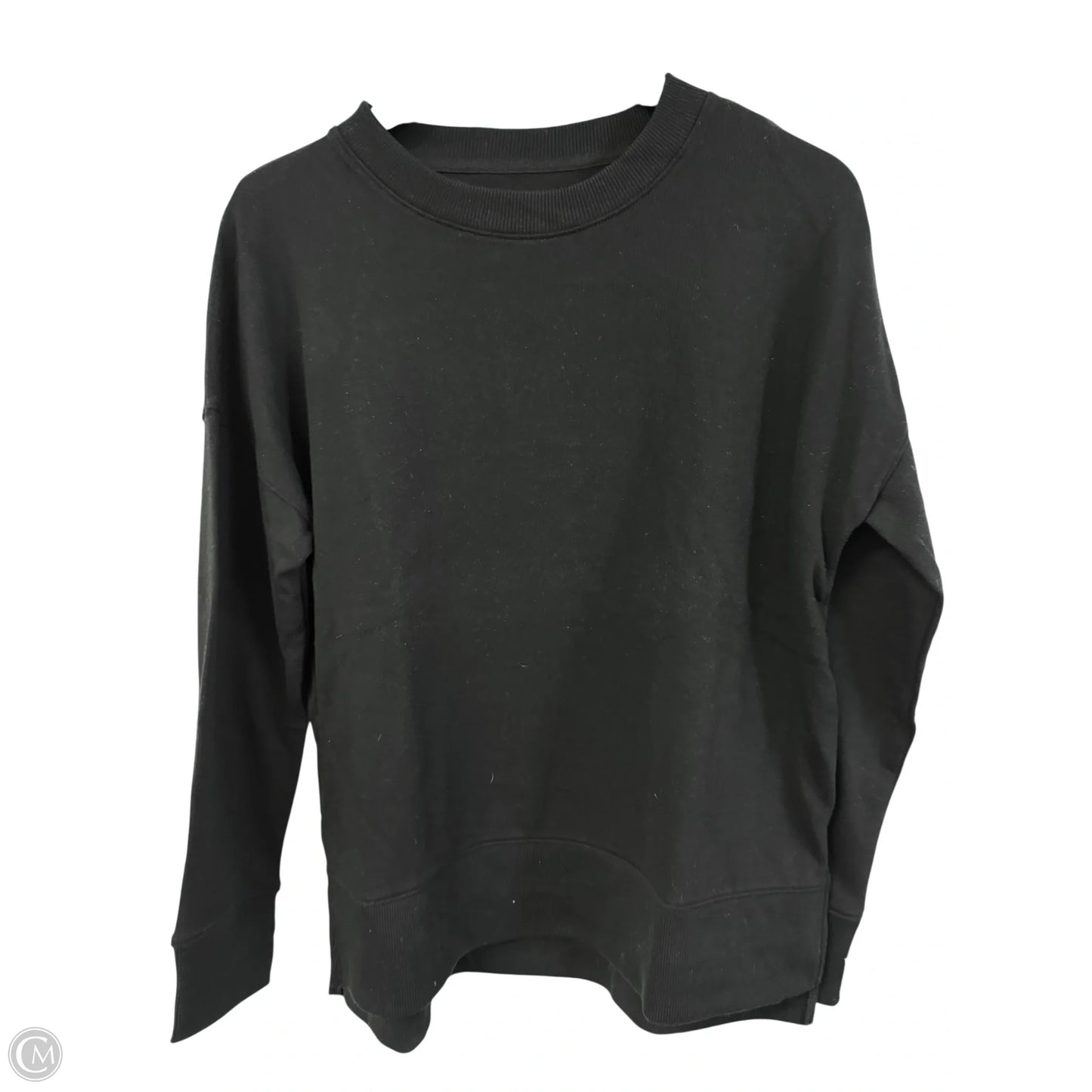 Sweatshirt Crewneck By Time And Tru In Black, Size: S
