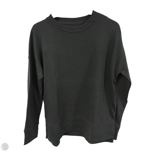 Sweatshirt Crewneck By Time And Tru In Black, Size: S