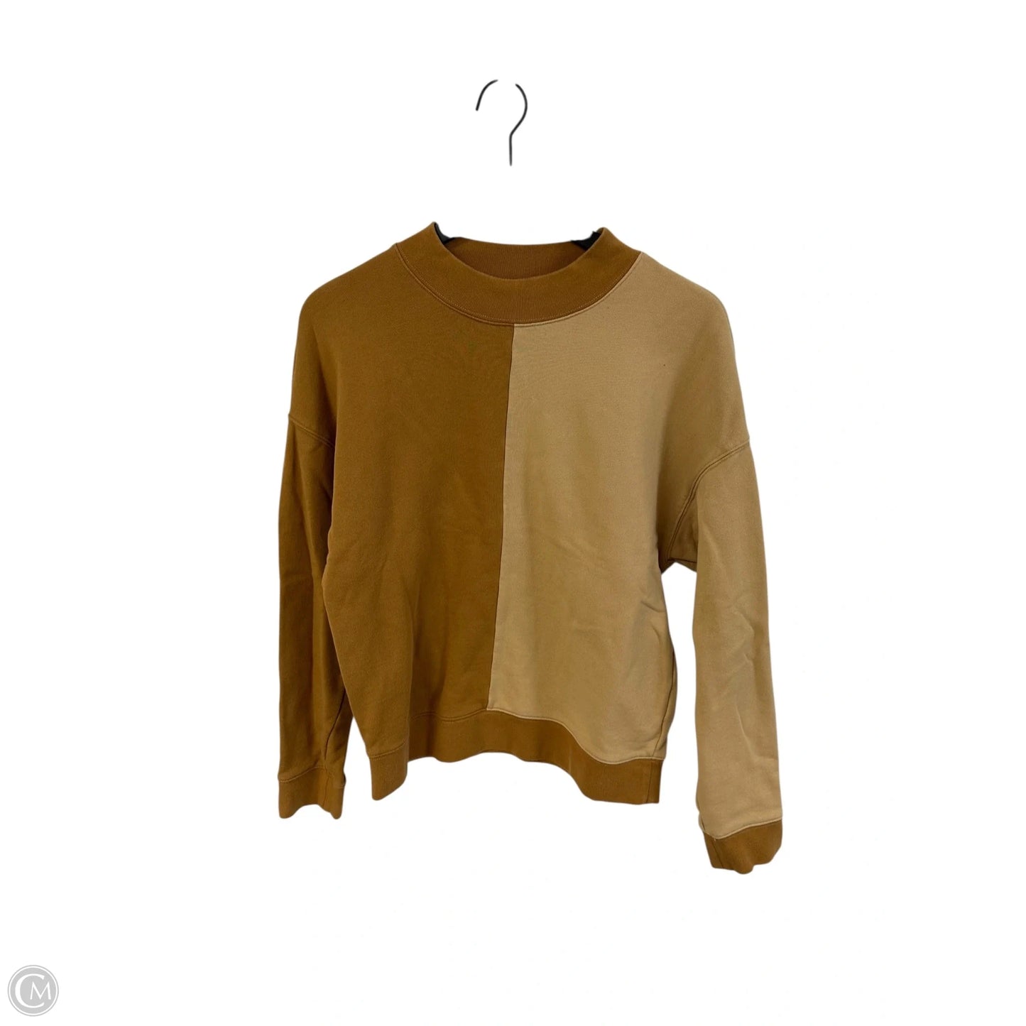 Sweatshirt Crewneck By Madewell In Yellow, Size: M