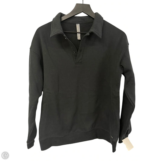 Sweatshirt Collar By Mondetta In Black, Size: S