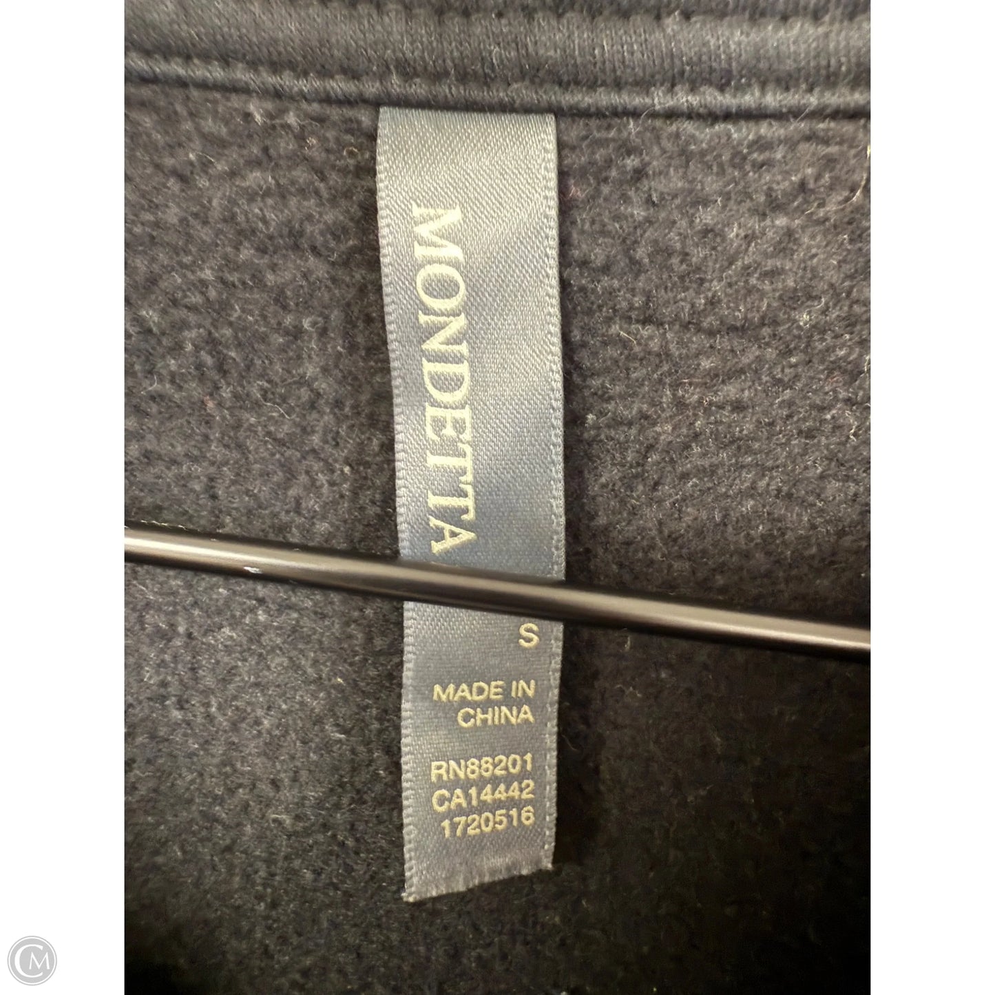 Sweatshirt Collar By Mondetta In Black, Size: S