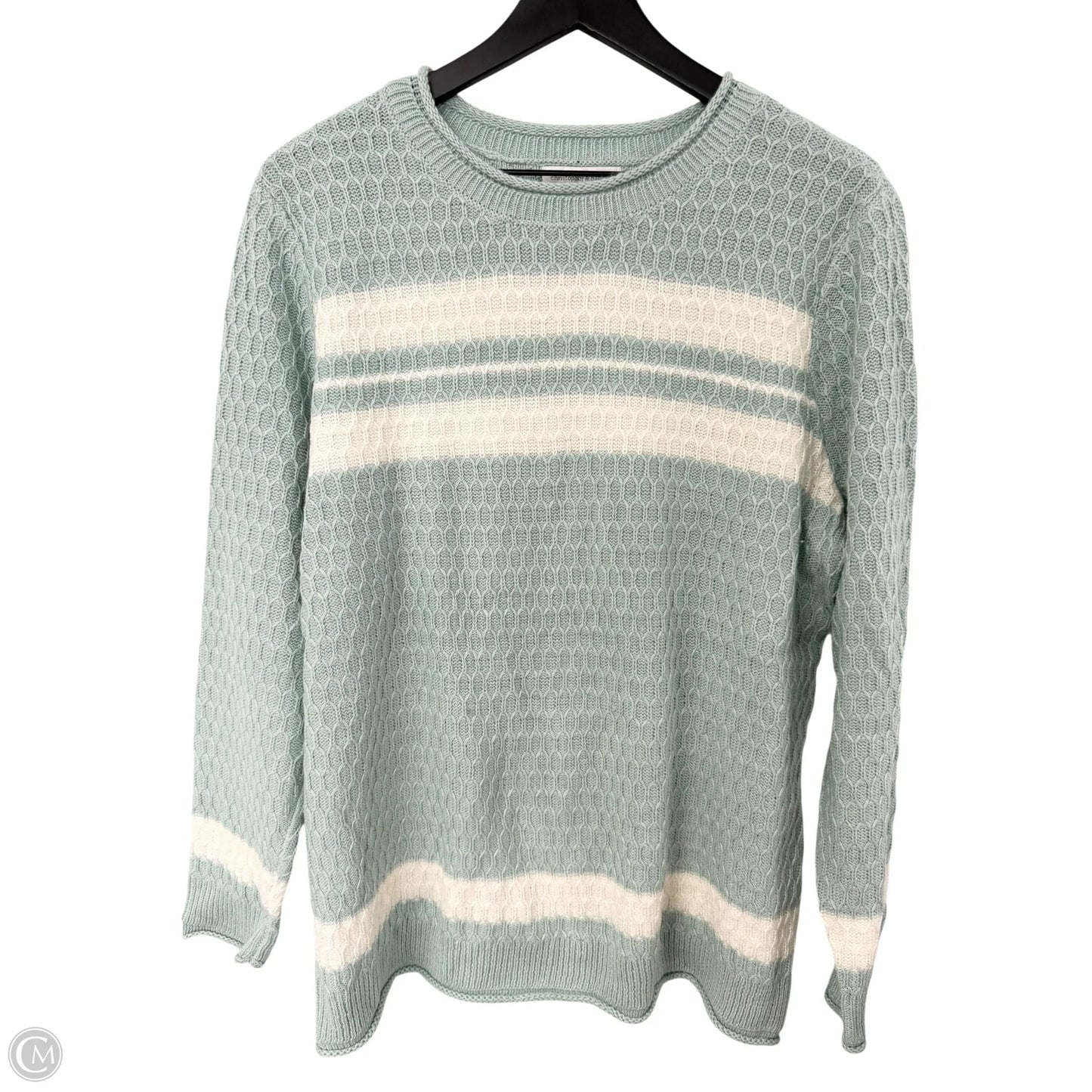 Sweater By Christopher And Banks In Blue & White, Size: Xl
