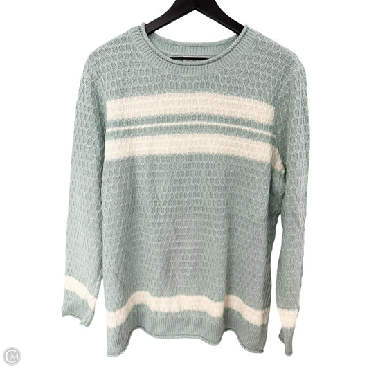 Sweater By Christopher And Banks In Blue & White, Size: Xl