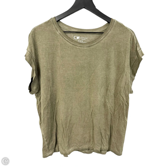 Top Short Sleeve Basic By Cable And Gauge In Green, Size: M