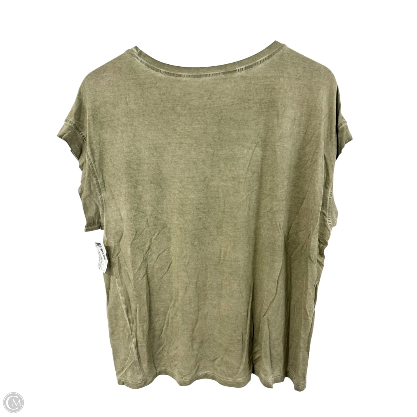 Top Short Sleeve Basic By Cable And Gauge In Green, Size: M