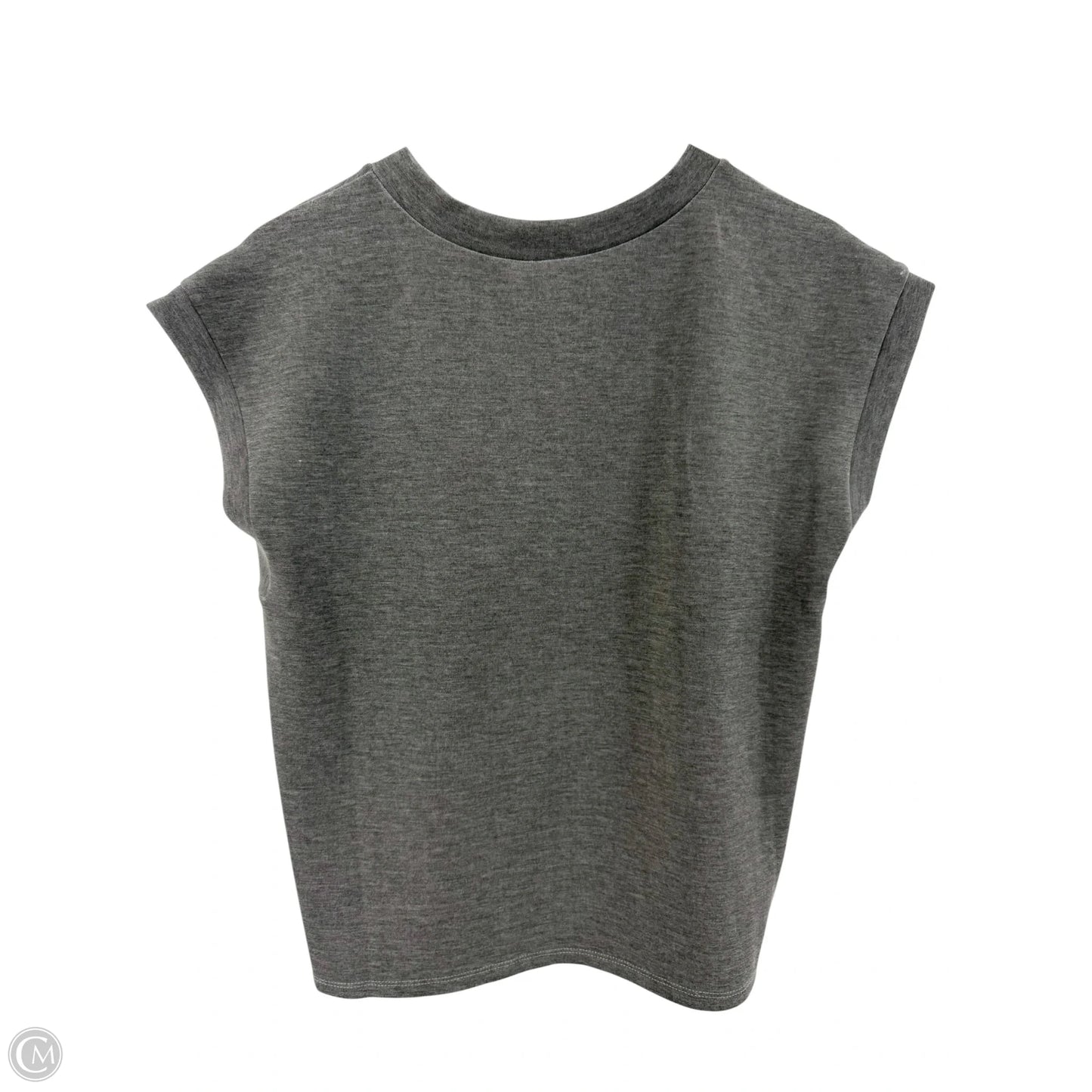 Top Short Sleeve By Cable And Gauge In Grey, Size: M