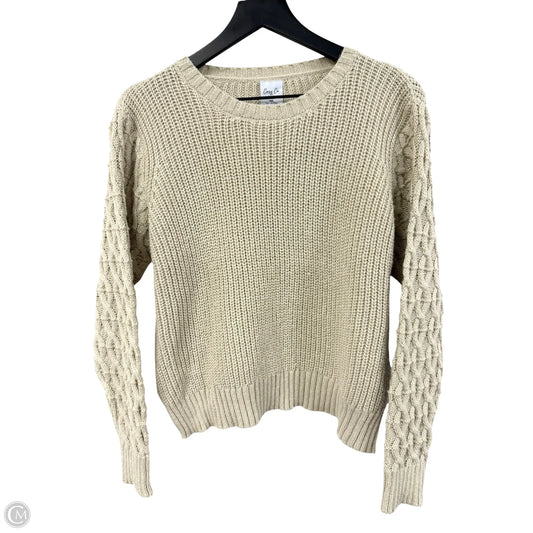 Sweater By Clothes Mentor In Beige, Size: M