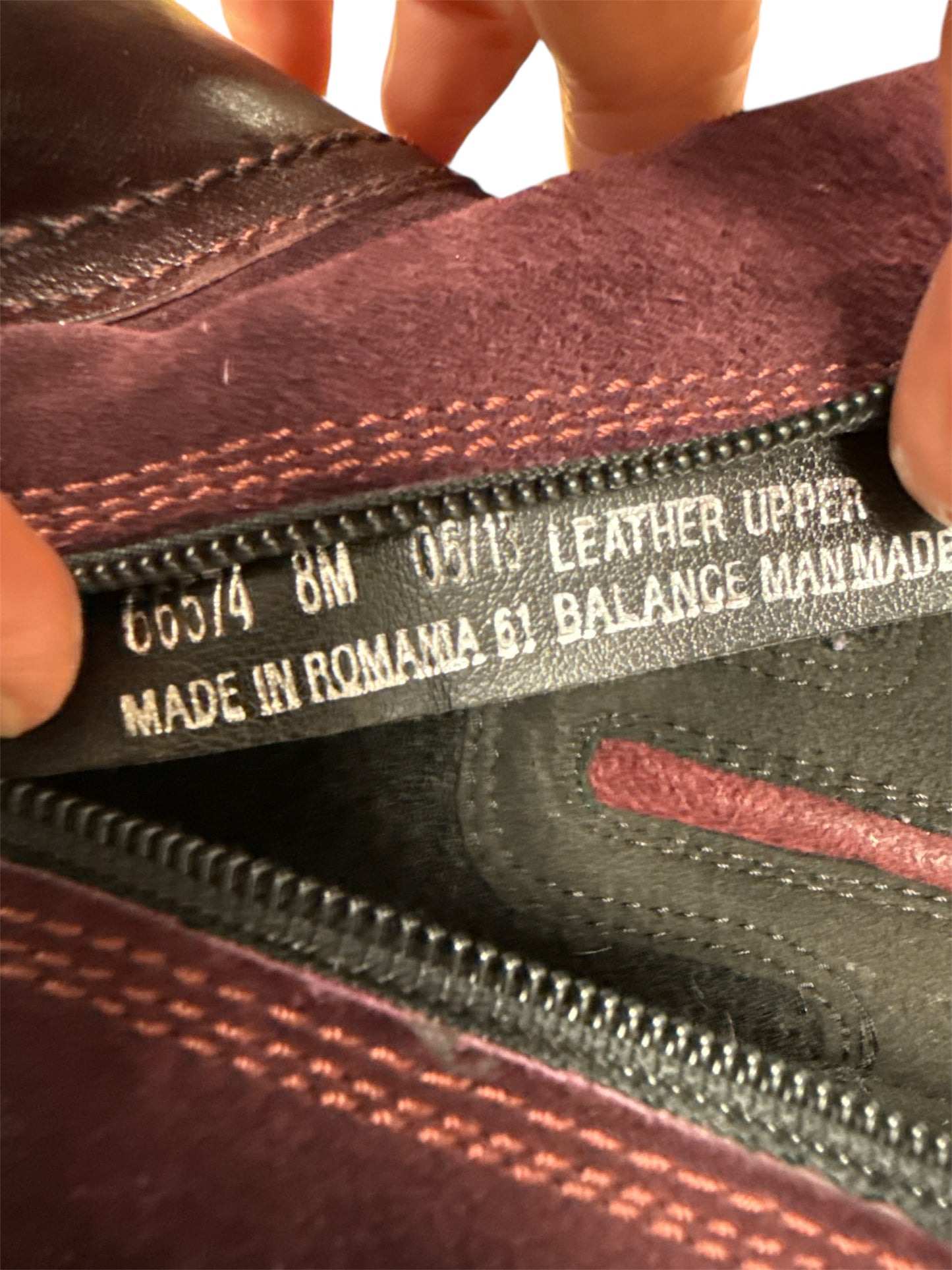 Boots Ankle Heels By Clarks In Purple, Size: 8